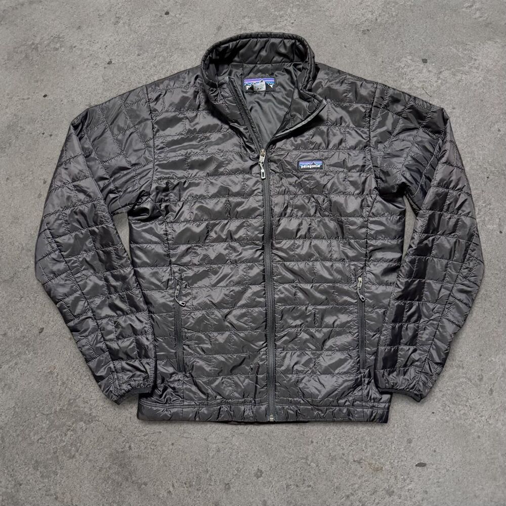 Patagonia Nano Puffer Black Men’s Jacket Full Zip Size Medium